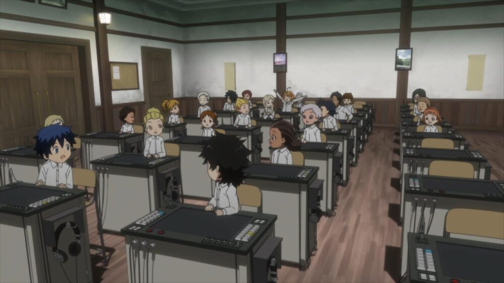 Yakusoku no Neverland - Watashi ni Tenshi ga Maiorita - recenzja anime zima 2019 - rascal.pl