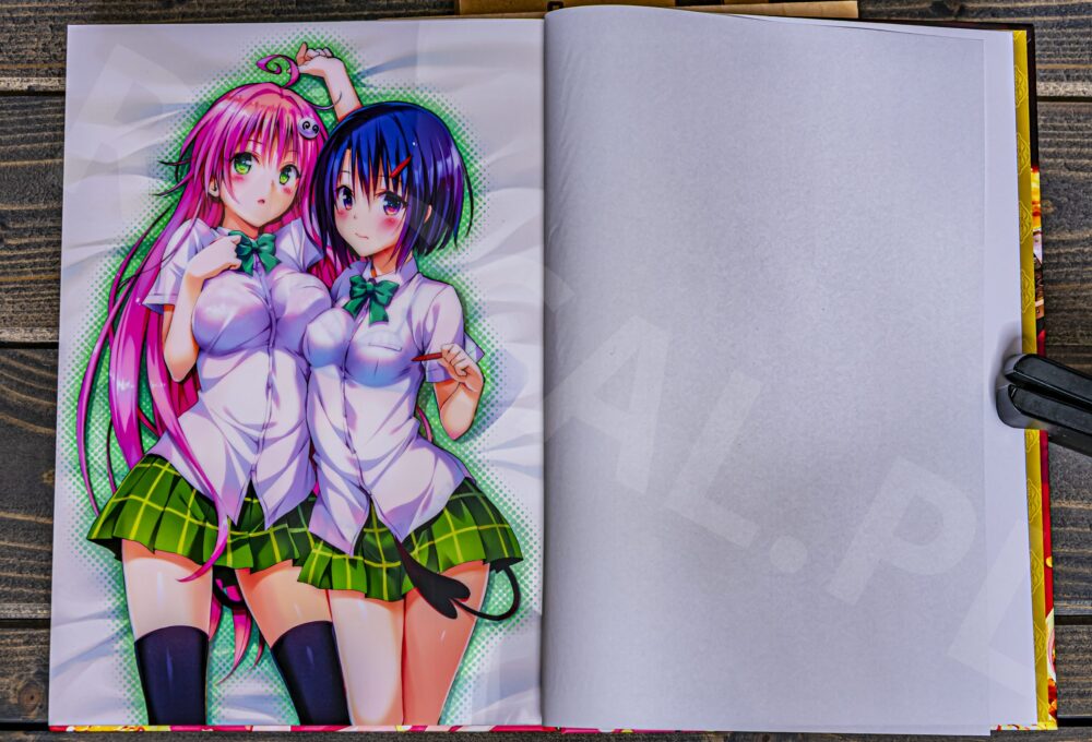 Yabuki Kentarou - "Harem Gold" To LOVEru Darkness (Shueisha, 2016) - recenzja, zdjęcia oraz opis artbooka - rascal.pl