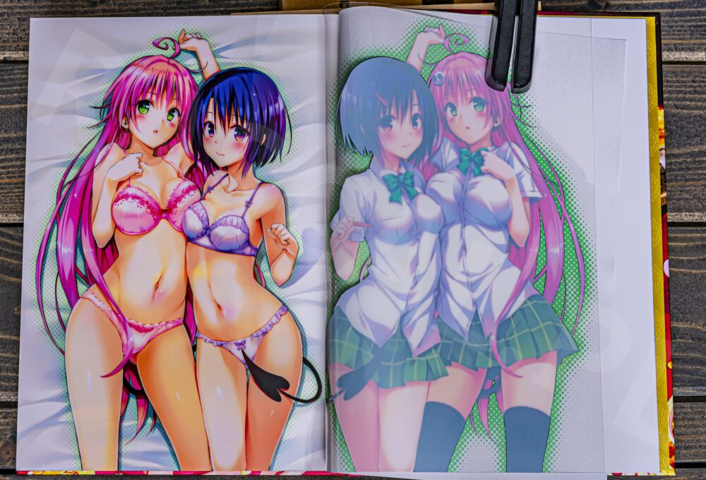 Yabuki Kentarou - "Harem Gold" To LOVEru Darkness (Shueisha, 2016) - recenzja, zdjęcia oraz opis artbooka - rascal.pl