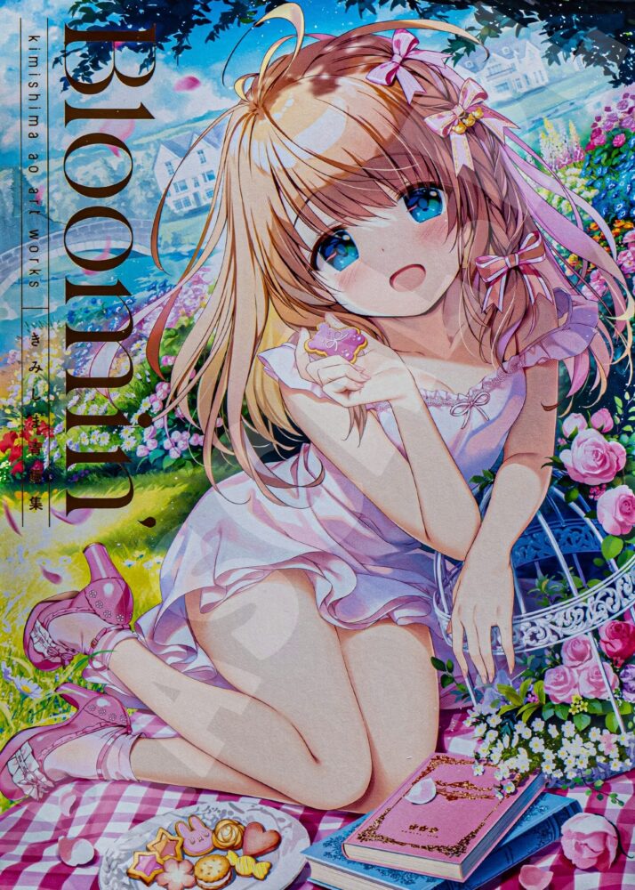 Kimishima Ao - Bloomin' (Kadokawa, 2022) - Recenzja Artbooka - Rascal Blog