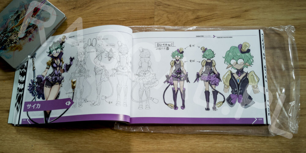 Xenoblade Chronicles 2 Collectors Edition Artbook - 09 - Saika